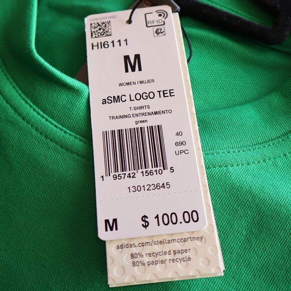 NWT Adidas by Stella McCartney Logo Tee - Picture 6 of 6